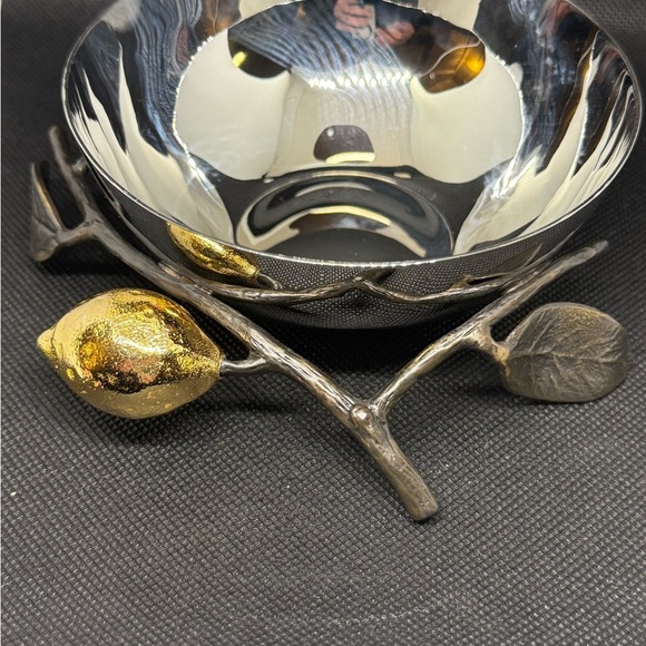 Vintage Boho Michael Aram Lemonwood Nut Bowl - Picture 10 of 11